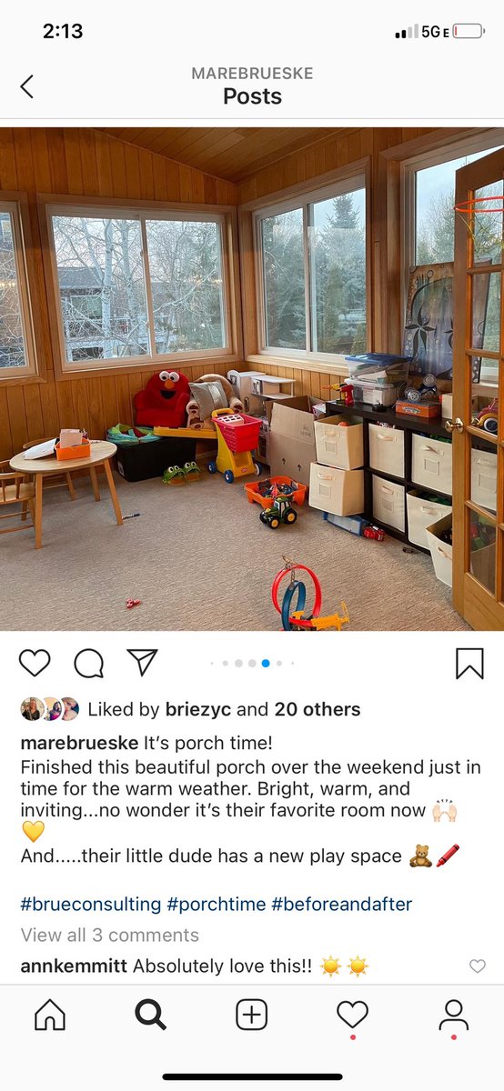 dabusmaplegrove's tweet image. Before and after of our sun porch! Love Mary! She is amazing.