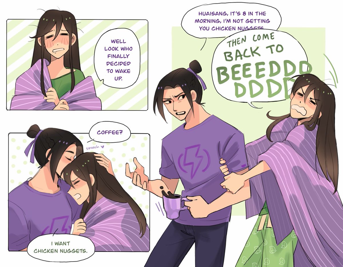 jiang cheng the only benefits in this friendship at present are snacks and cuddles and right now you are providing NEITHER

for #scweek21 day 5, modern au! 