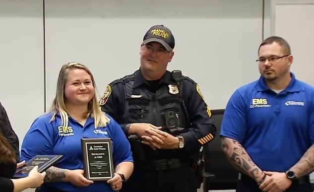 FOXNashville's tweet photo. THANK YOU, FIRST RESPONDERS! 🙏 A Franklin man is thanking the first responders who saved his life after he suffered a massive heart attack at his home in Williamson County. https://t.co/b5q9CX5AKu https://t.co/WGdAcvzqM3