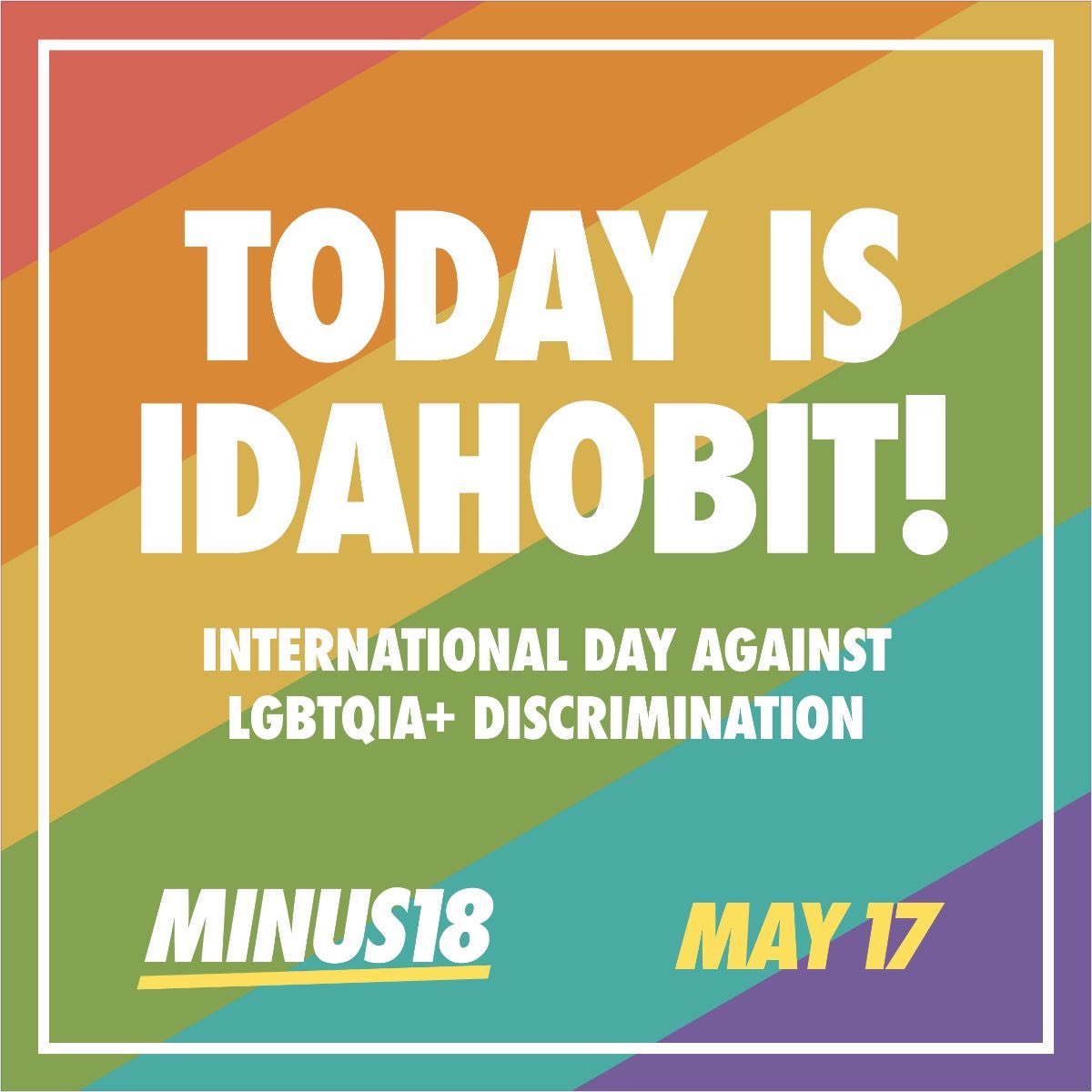 ... IDAHOBIT! Celebrating our rainbow friends, family, and community today and every day. 💙💚💛🧡❤️ #ssrd #southsearollerderby #IDAHOBIT2021
