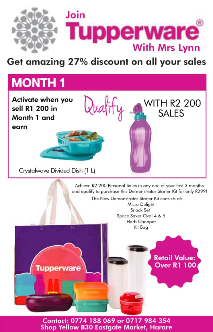 BaeTupperware's tweet image. Join our amazing family and enjoy business 0784188069