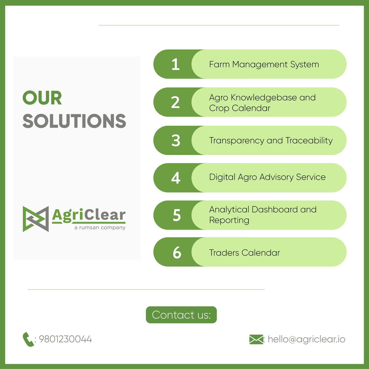 esatya_io's tweet photo. We believe in transparency and building trust. Know our solutions to your problems.
To know more about AgriClear click here
https://t.co/kMofl7CkRe #agriclear #esatya #nepal #blockchain_based_product #supplychain #farm_to_finger #rumsan #blockchainapplication #technology https://t.co/H7TKSea1cw