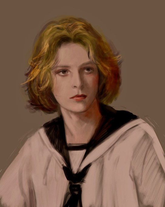 映画をシリーズ化して描こうと思います
次はヴィスコンティにしようと思う

タジオは描きやすい
簡単スケッチだけど30分もしないで描いた
少し違うけど、まー、雰囲気😅
やはり映画だから、このままは描かない

リクエストは少し待ってね 