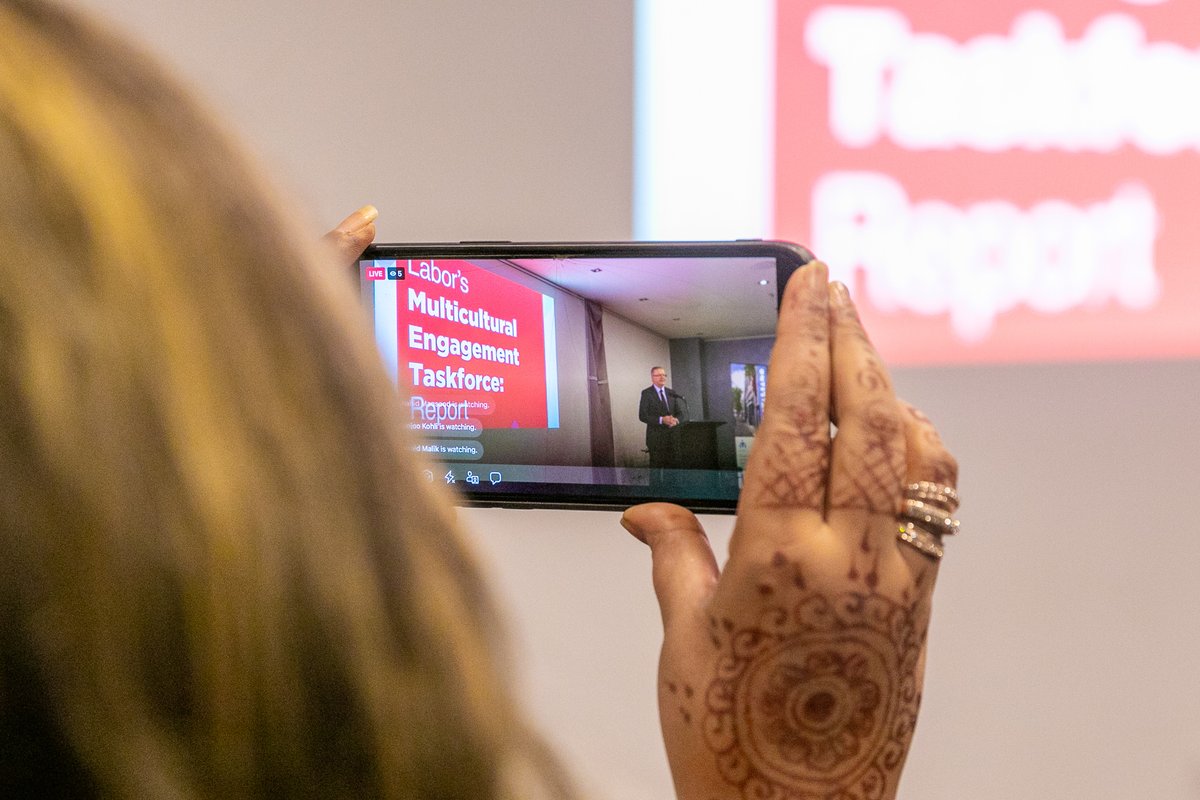 Today I launched Labor’s Multicultural Engagement Taskforce Report. We’re talking to people from culturally and linguistically diverse backgrounds to identify barriers to people accessing government services.