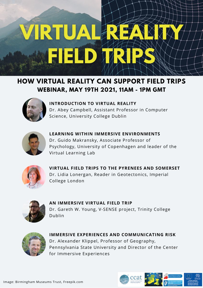 ccatproject's tweet photo. Last chance to register for our webinar tomorrow about #VR field trips, register here https://t.co/th6TVaBGD6 https://t.co/Coq9iZbjit