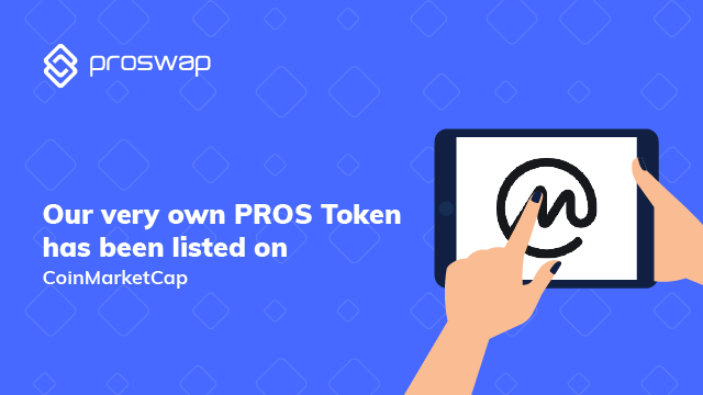 proswapcom's tweet image. ProSwap reaches a huge milestone: #PROS has been listed on #CoinMarketCap! Rush over to coinmarketcap.com and trade a #token that will put an end to #crypto volatility.
