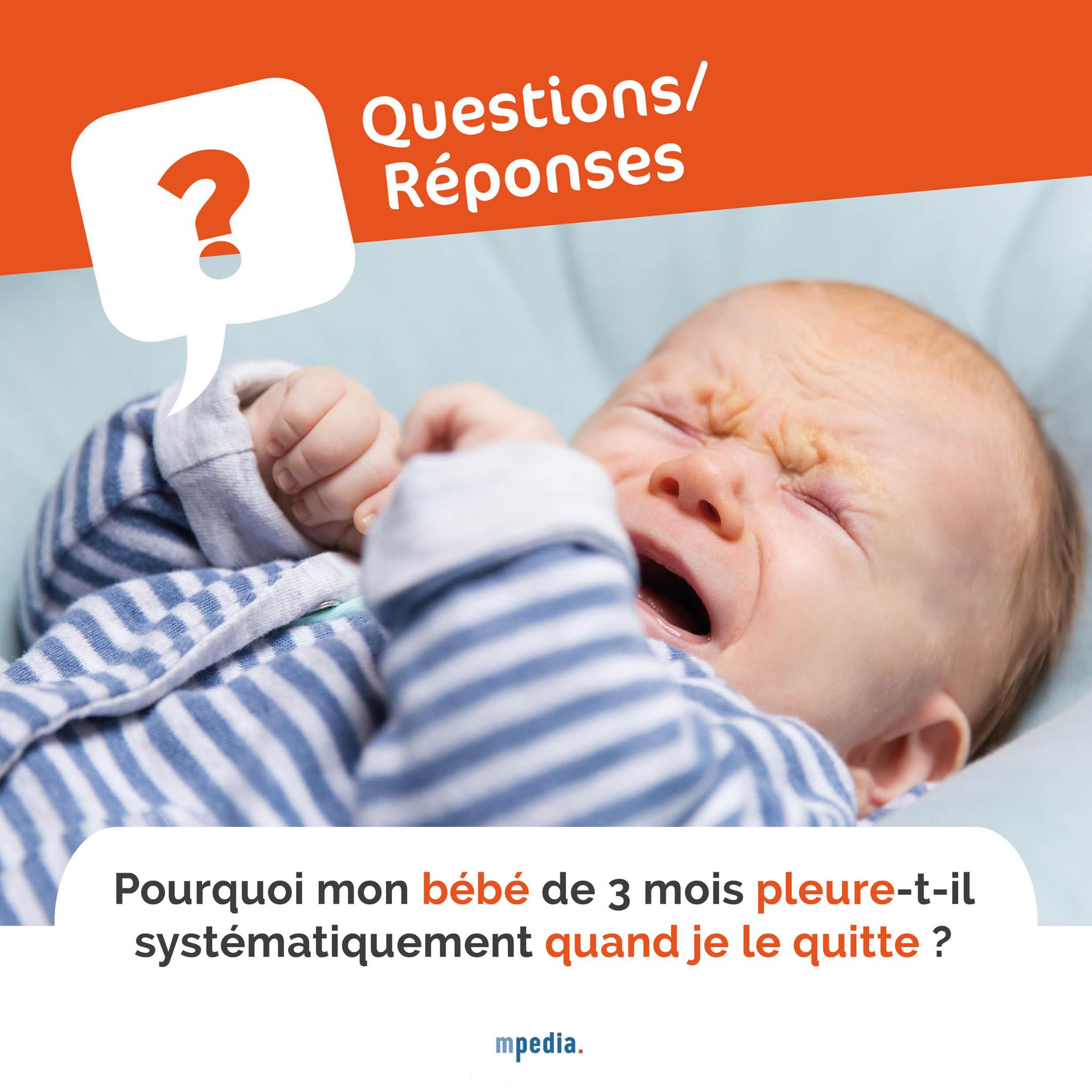 Mpedia Qr Pourquoi Mon Bebe De 3 Mois Pleure T Il Systematiquement Quand Je Le Quitte T Co Byyqx6psaa