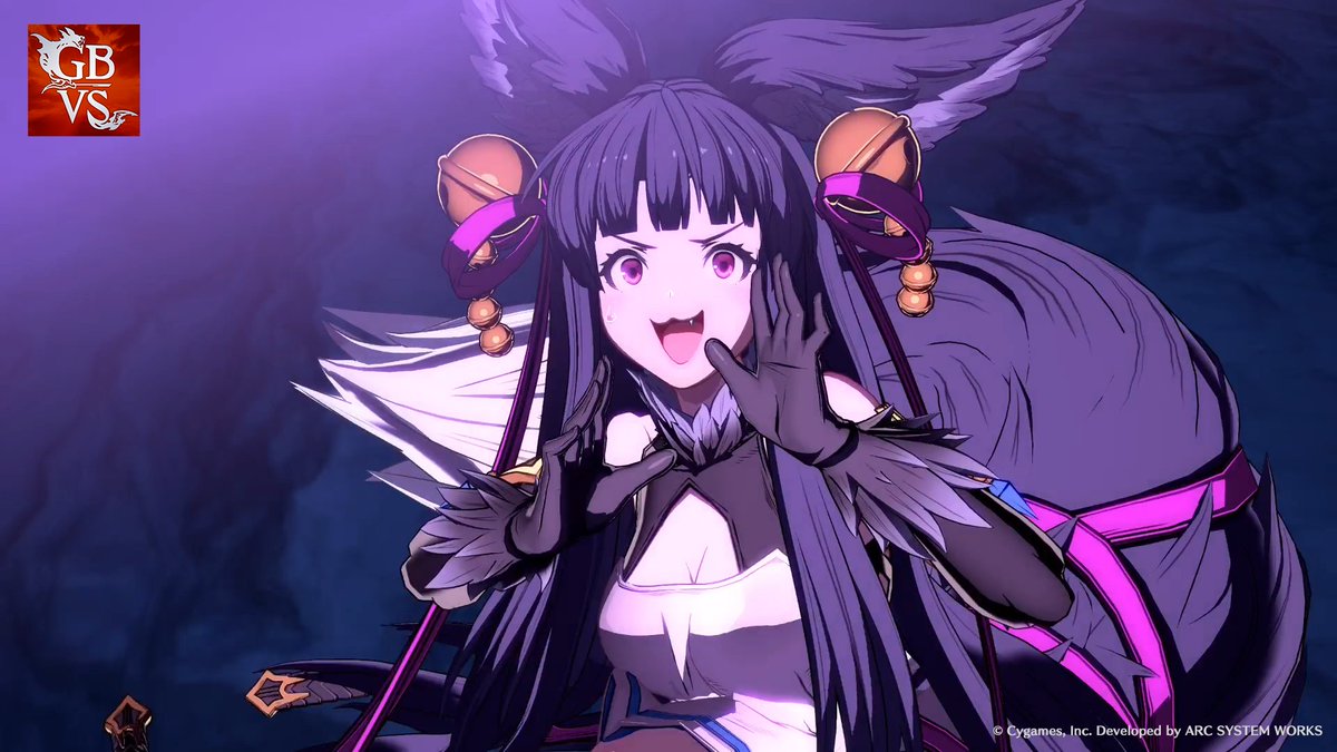 グランブルーファンタジー ヴァーサス カットシーン紹介 グランの解放奥義演出では 対戦相手のグランに対するスタンスが垣間見えます ユエルの場合は迫力に圧倒されてたじたじ ちょ ちょっとタンマ Gbvs