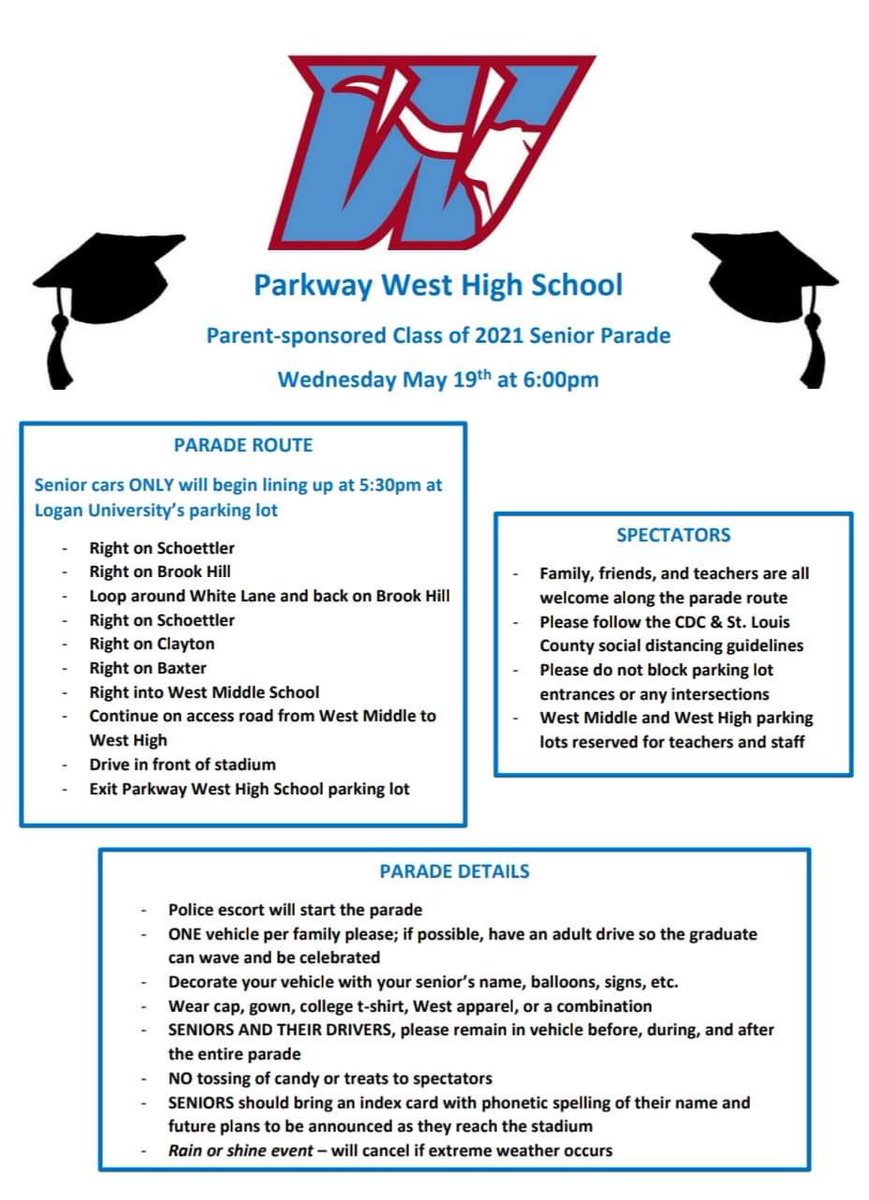 Parkway West High WPO tweet media