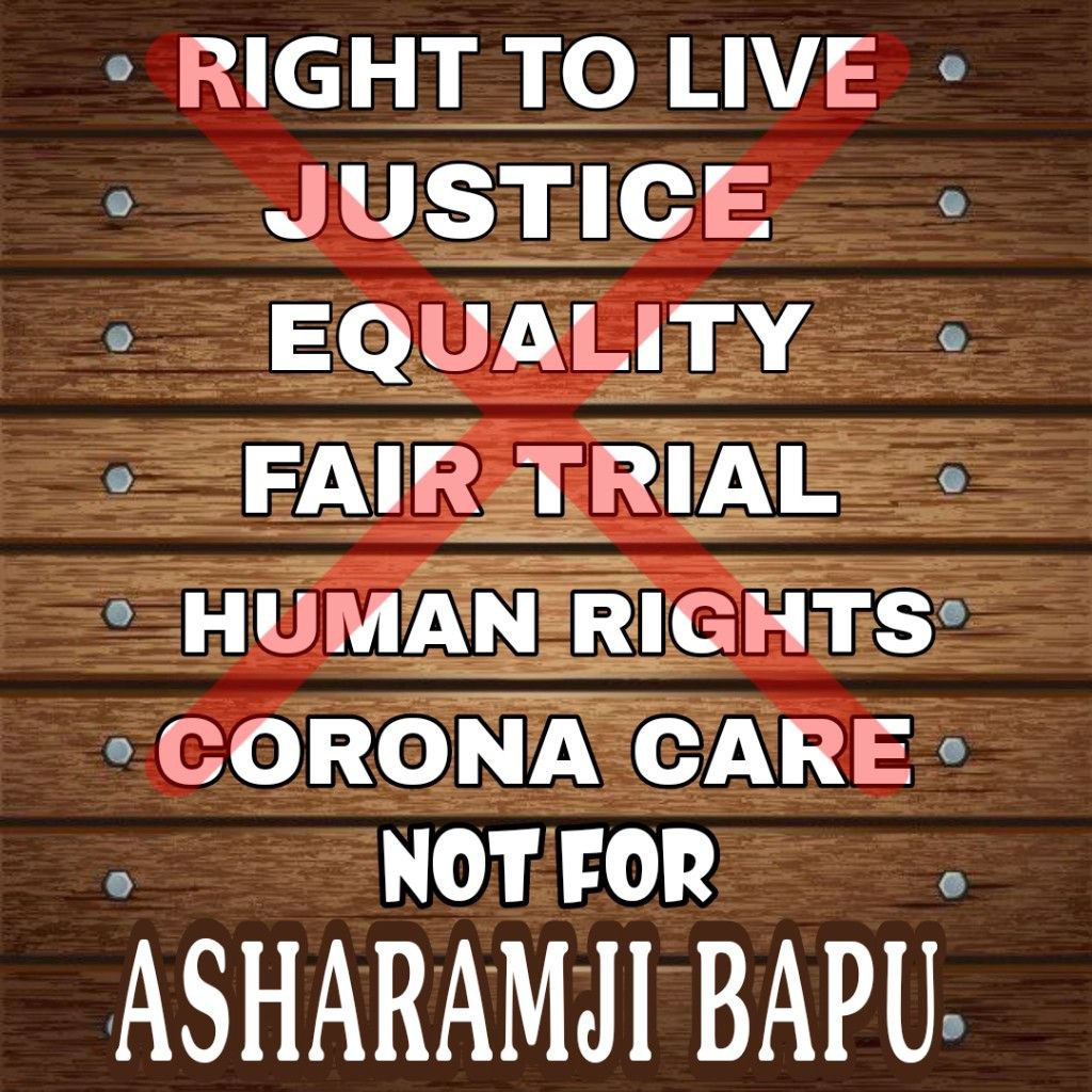 @gdshariom Right Sant Shri Asharamji Bapu निर्दोष है।मानवता के नाते निर्दोष संत को रिहा किया जाय।
Justice for Bapuji
#मेरी_मांग_बापू_की_रिहाई
