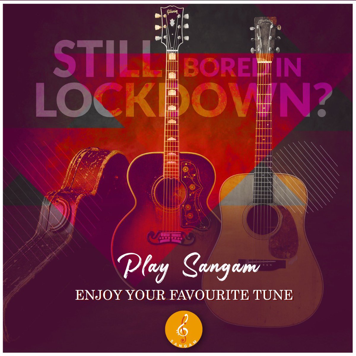 SangamMusicApp's tweet photo. Trying to keep boredom at bay while in #coronavirus #lockdown? Download the #SangamMusic from the play &amp; app store or visit https://t.co/9svAZh0P7k… https://t.co/pHLJ2SeANR