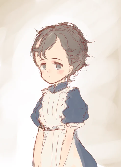 #シャドーハウス の生き人形たちは皆おでこが広いのがいいですね。お影様は良い趣味をしています。 
