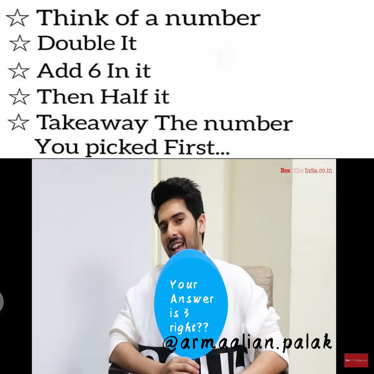 PalakVerma07's tweet photo. Try this one guys...
@ArmaanMalik22 
@AM_Srishti 
@Armaan_Trends 
@Armaanian_pratu 
@seju_pandya
@SaishreePriya17 
@ArmaanianEra 
@Sara_AM_23 https://t.co/EzQrZdOASZ