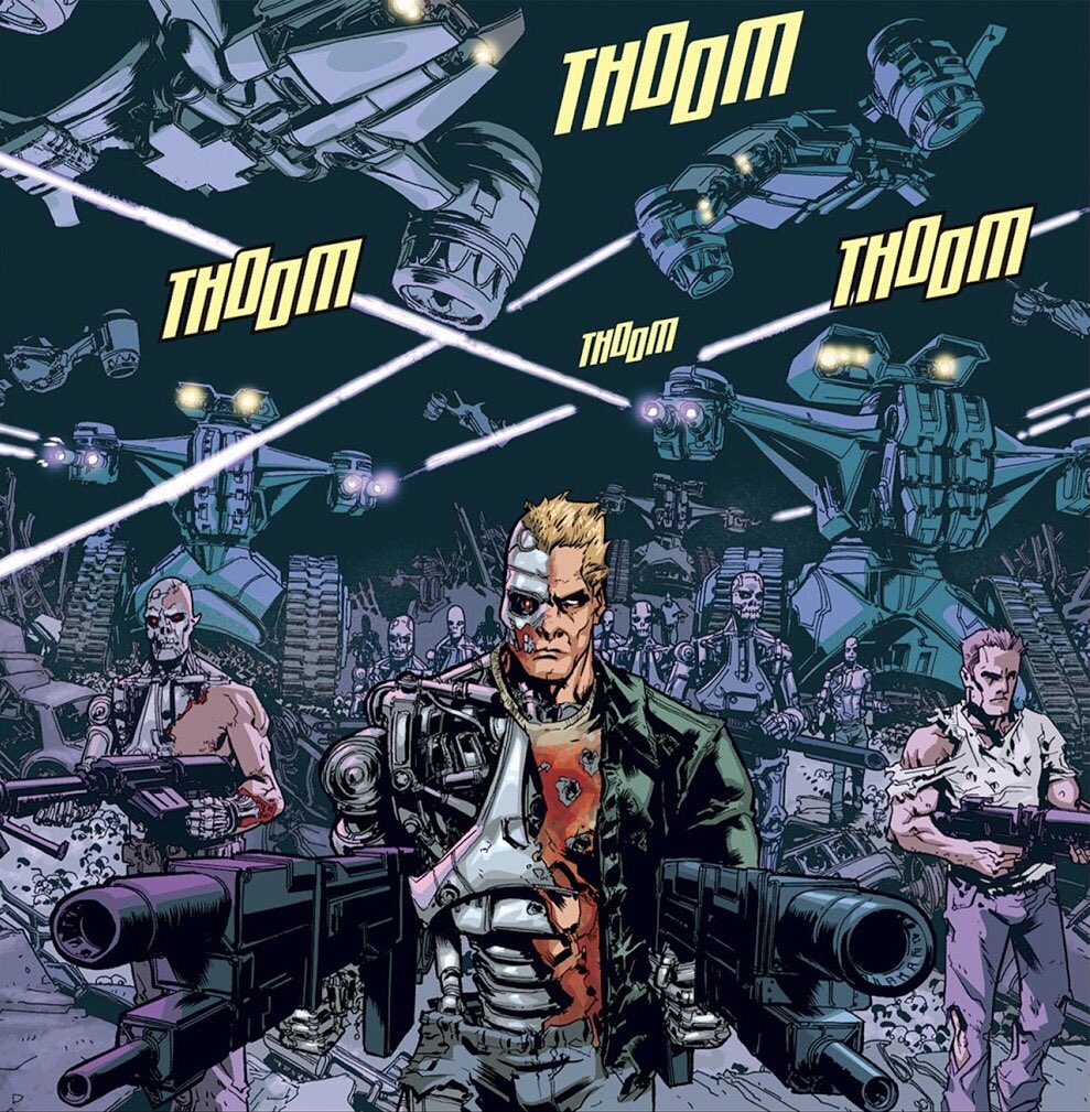 Ian_Fahringer's tweet photo. Out of all of the artists who have worked on comics related to #TheTerminator over the years, three artists come to mind as my favorite artists: @andymacdeez for #TheTerminator2029 and #TheTerminator1984 https://t.co/0qtUO2F6fv
