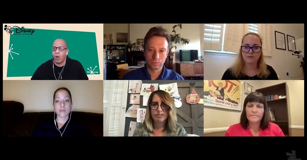 BizOfCreating's tweet photo. If you missed the Evolution of an Animated Project panel, no worries. Click the link below: 
https://t.co/KGOi8BjFsv

With Jay Francis, Alison Mann, Amy Conley, Maia Glikman, and Rodney Uhler  - moderated by Jennifer Mangan. 

Thanks to our partners WGF, BRIC, and Final Draft. https://t.co/vSp1wZWtYM