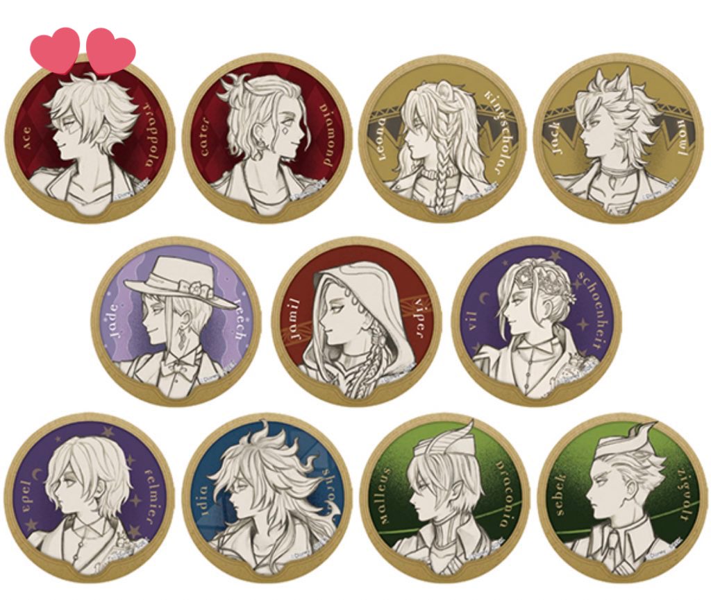 ツイステ エペル roman 缶バッジ