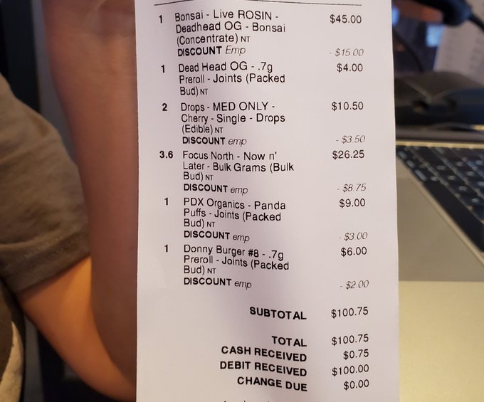 You can't put a price on happiness. But you can reimburse me for this weed ⤵️⤵️ And that's close enough