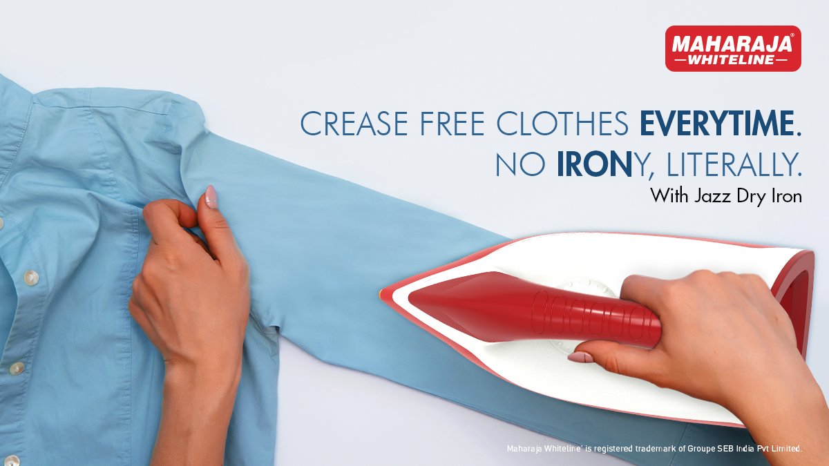 Adopt the advanced way of ironing with #Maharaja Whiteline Jazz Dry Iron. Comes with Adjustable Temperature Control for easy ironing and safeguarding any type of cloth from burning.   

Explore more: bit.ly/2S6gY4n 

#MaharajaWhitelineIron #DryIron #LinenCareWithMaharaja
