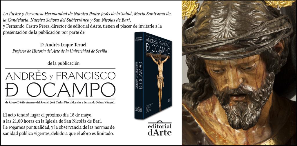 Hoy martes a las 20:30h celebraremos Misa de Hermandad y a continuación se presentará para los hermanos la extraordinaria publicación "Andrés y Francisco de Ocampo", no os la perdáis. #CentenarioCandelaria #SaludyLuzCandelaria