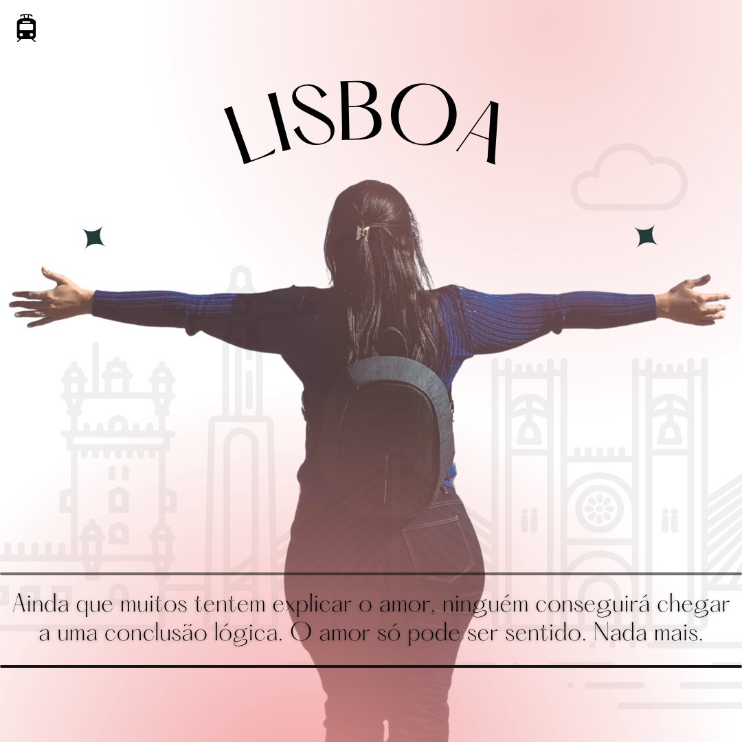 dicasdelisboa_'s tweet photo. Sentir saudade é uma forma de voltar em pensamento para o lugar que você não devia ter pensado em sair. ❤ #portugal #lisboa #lisbon #europa #europe #dicasdelisboa #dicasdeportugal #lisbontips #patriciarosas #uniaoeuropeia #portuguese #republicaportuguesa #newpost #twitter https://t.co/RTREpO07Pj
