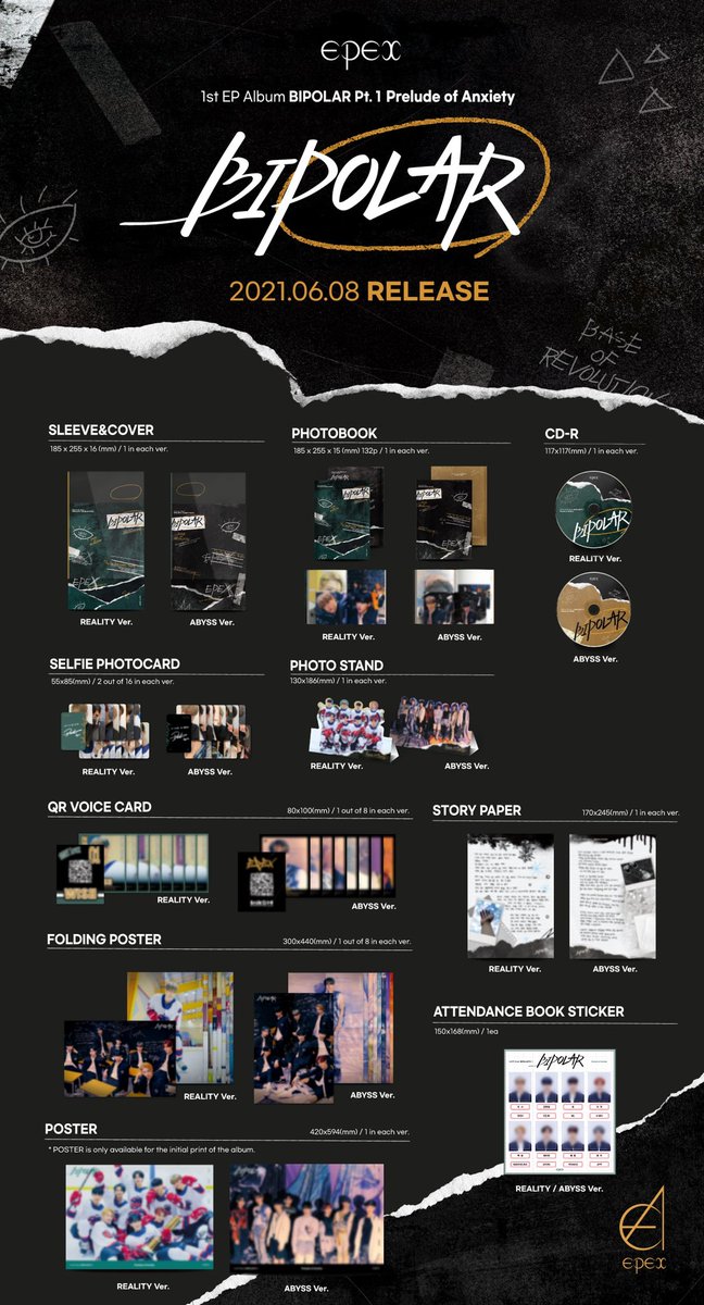 the_EPEX's tweet photo. [📢]
EPEX 1st EP Album BIPOLAR Pt.1 : 불안의 서 예약 판매 안내

🔗 https://t.co/JS6shT9sqe

#EPEX #이펙스 #Eight_Apex #BIPOLAR_Pt1 #바이폴라 #불안의서 #Prelude_of_Anxiety #Debut #위시 #금동현 #뮤 #아민 #백승 #에이든 #예왕 #제프 https://t.co/3ezlRZbMHs