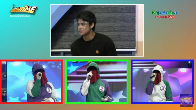 ViceGandaorg's tweet photo. itsShowtimeNa: Tama kaya ang naiisip ni TAGOhula Donny Pangilinan na si Jenine Desiderio ang Celebrity Singer ng HIDE & SING ngayong #ShowtimeOneBeat Martes? https://t.co/pQhqZHhoQ9