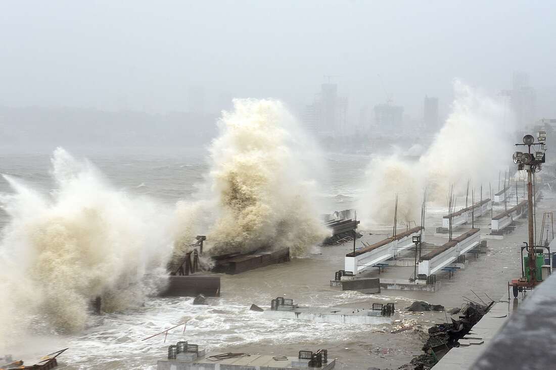 AT LEAST 127 people missing after vessel sinks in India during Cyclone Tauktae; officials say two ships and helicopters deployed to assist in the search.