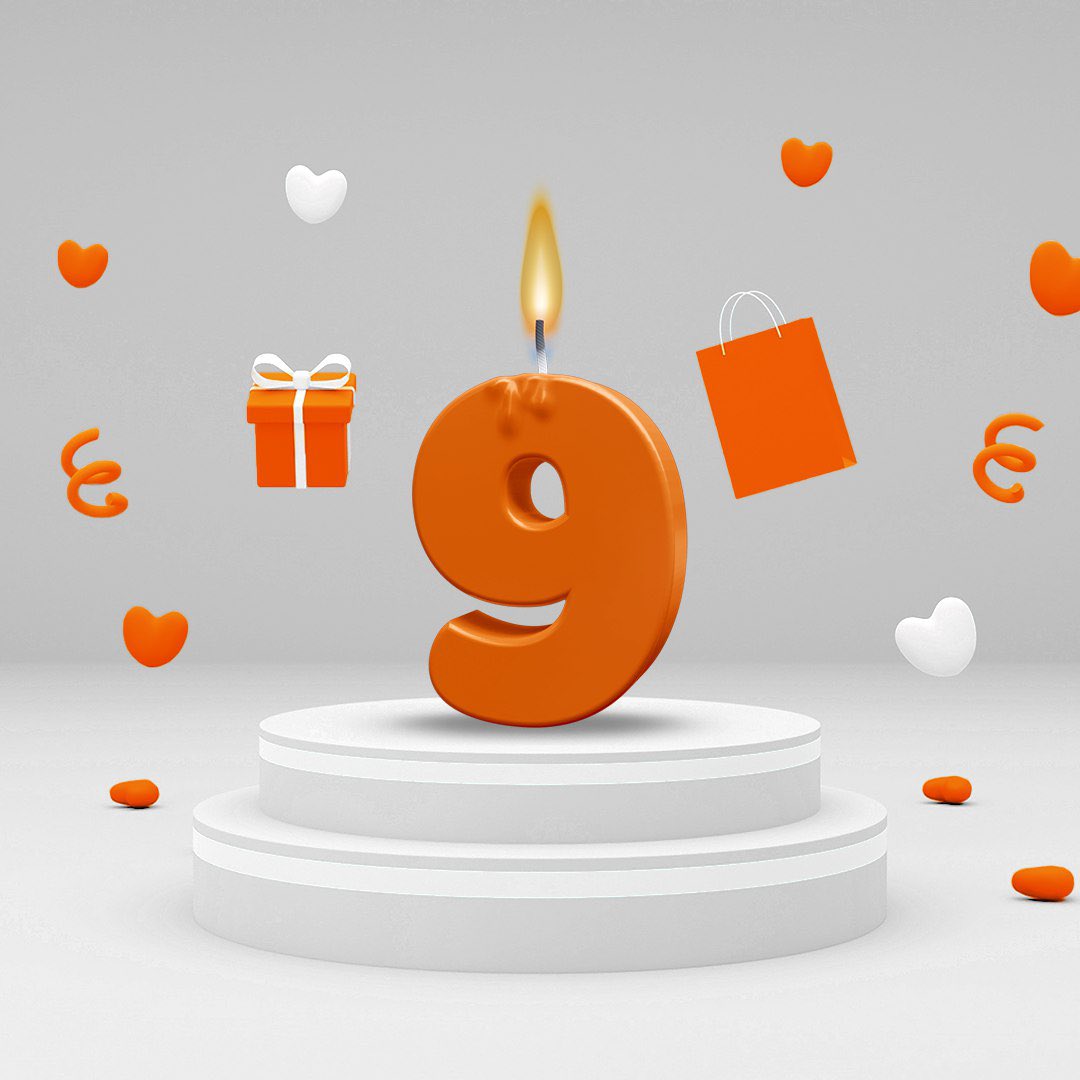 Нам сегодня 9 лет! 

Спасибо всем, кто сделал это возможным: друзьям, команде, партнерам, клиентам. 

Полный вперед! 🚀