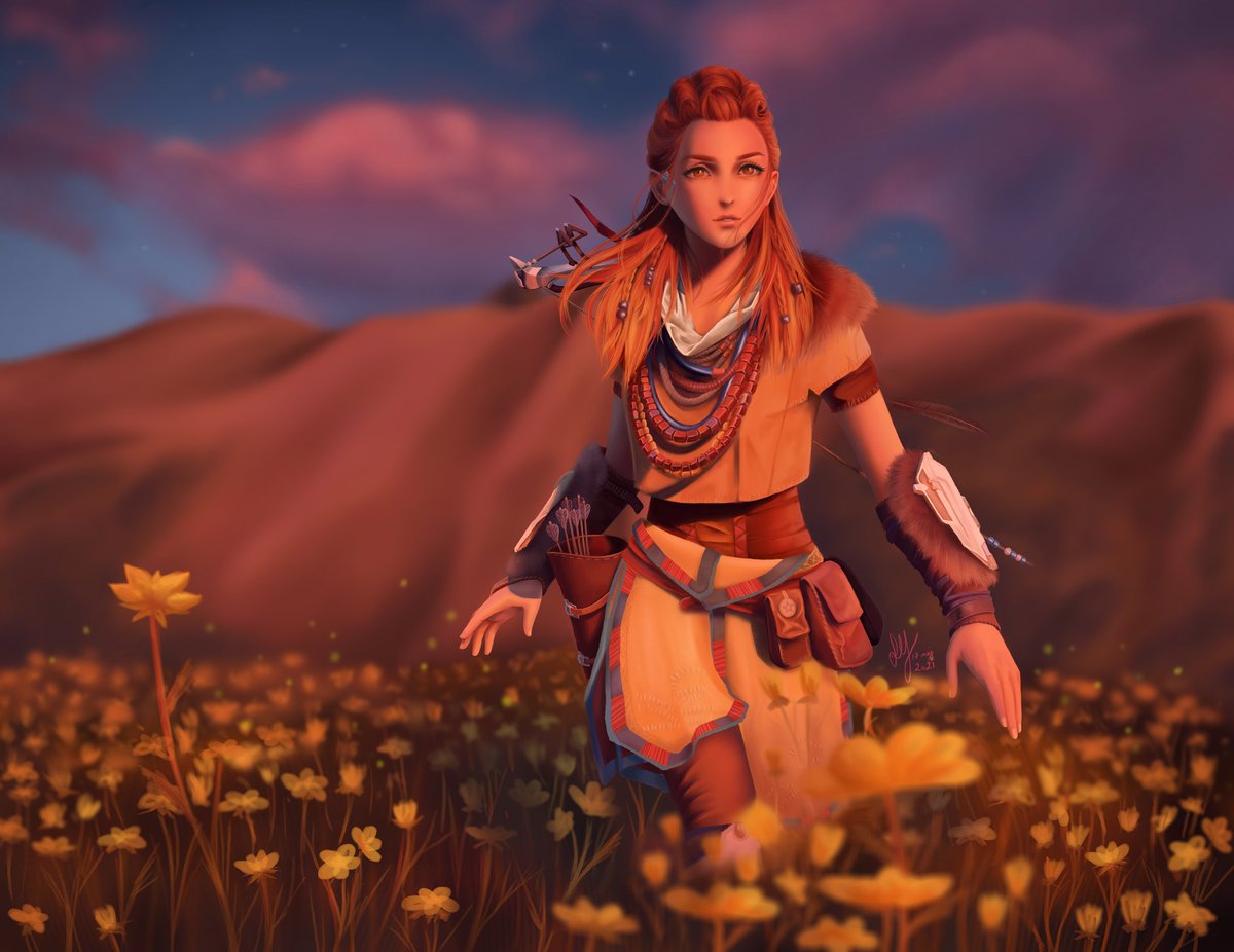 andvariinn's tweet photo. Aloy ✍️ #HorizonZeroDawn https://t.co/SOEeJsu27J