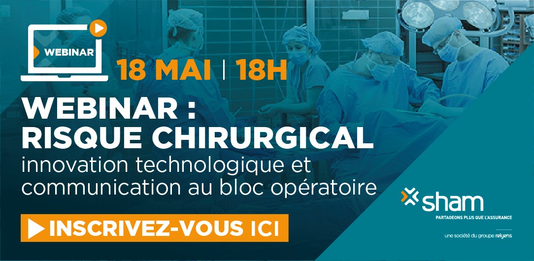 🕕 RDV à 18h00 pour un #webinar sur le #risque #chirurgical organisé par l'Association Française de Chirurgie - AFC en partenariat avec Sham - groupe Relyens.

VOUS N'ETES PAS ENCORE INSCRIT ? lnkd.in/d77vJtd

#innovation #communication #chirurgie #risques