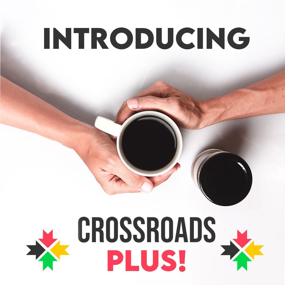 Launching this Wednesday the 19th of May!
Our Walk-In Wednesday will run as usual with our doors being open to anyone from 9:45am - 11am.  Following on from this will be our brand new Crossroads Plus! Between 11am and 1pm stop by and grab a coffee with us and let's chat!