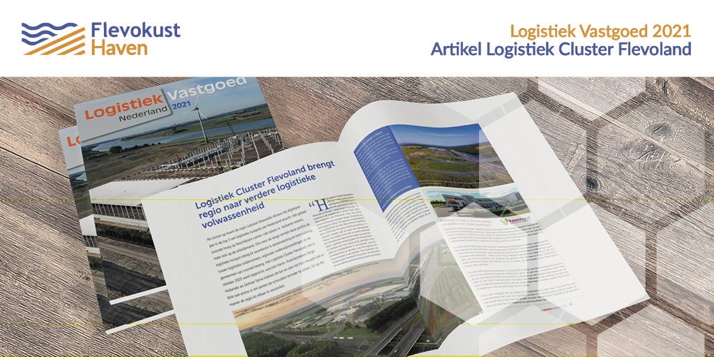 Flevokust Haven staat in Logistiek Vastgoed 2021. Lees het volledige #artikel “Logistiek Cluster Flevoland brengt regio naar verdere logistieke volwassenheid” onlinetouch.nl/jagermedia/log…