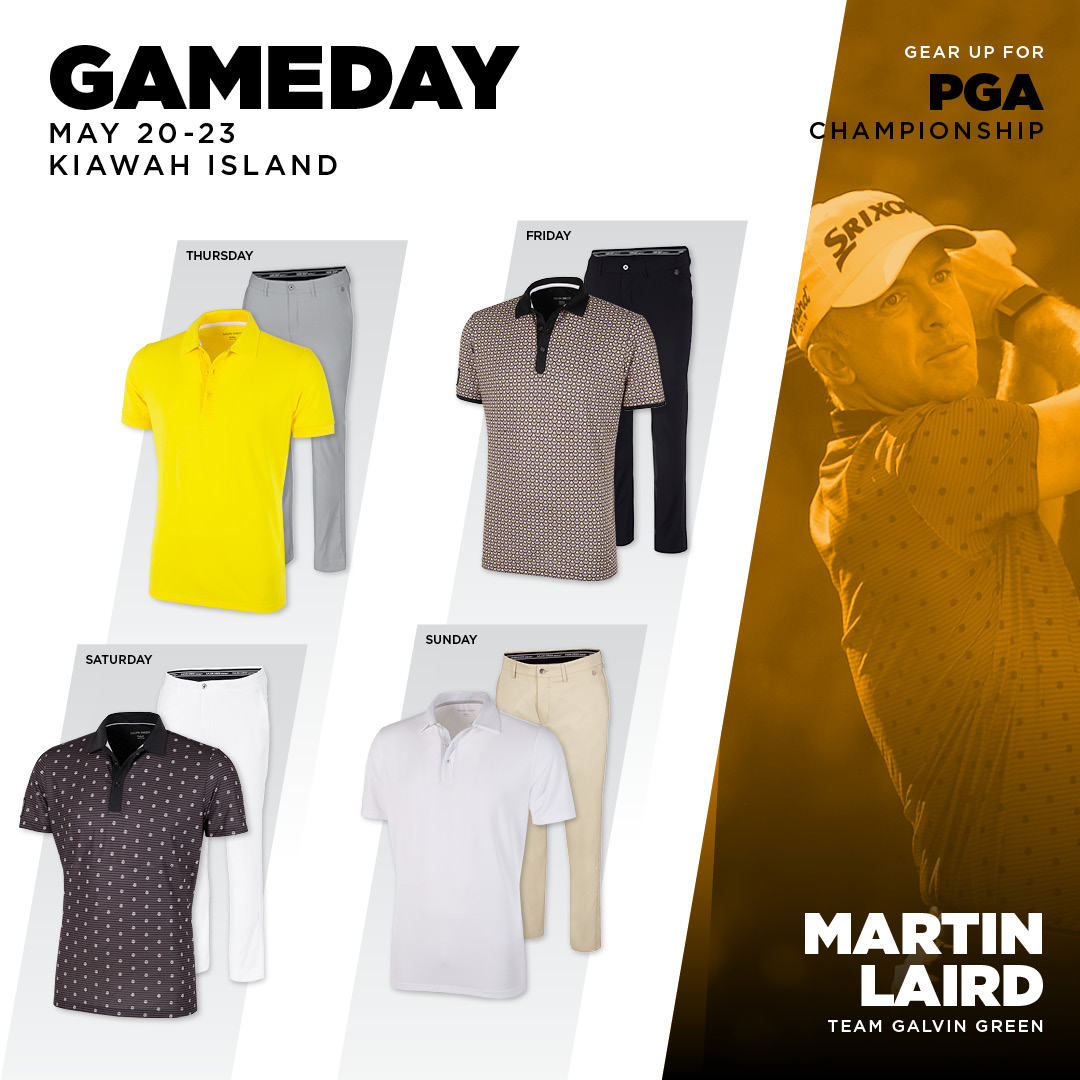 galvingreen's tweet photo. It’s PGA Championship week and for the first time, Team Galvin Green will have four players teeing it up. Swipe right to see what they will be wearing.
@lantogriffin @kurt_kitayama @roblabitzgolf #MartinLaird #PGAchamp #teamgalvingreen #galvingreen #tourtuesday https://t.co/ZrVFoUsIVb