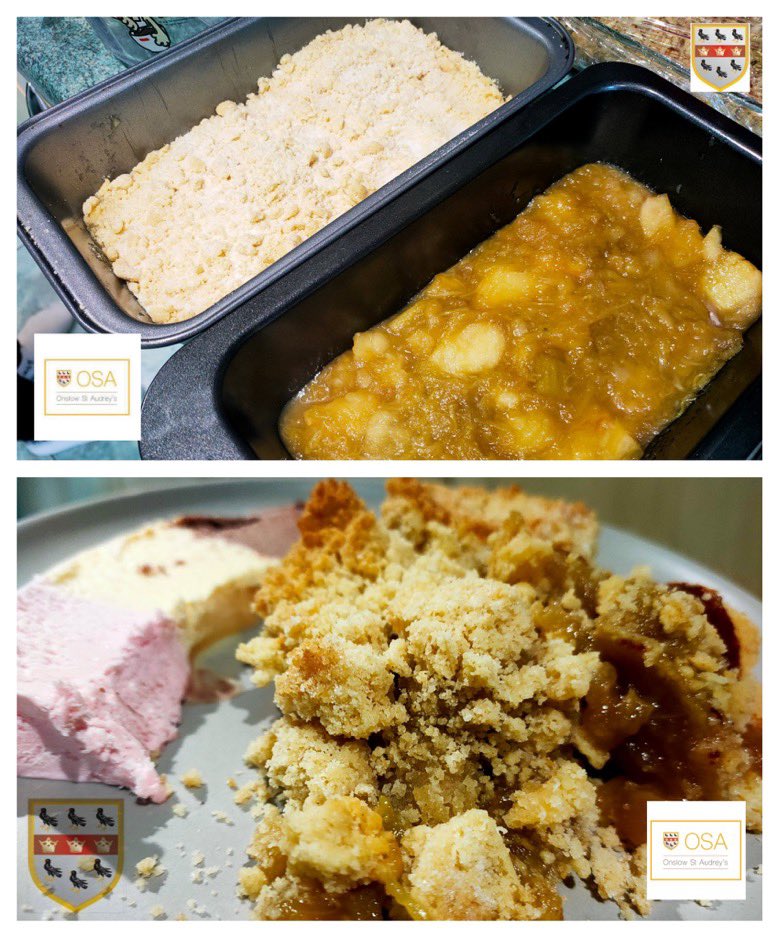 osa_food's tweet photo. Troy B in year 7, has already started practicing and perfecting his apple crumble making skills, at home ahead of his next cooking lesson!
Excellent dedication to Food and Nutrition! We love his apple and rhubarb crumble made for the family!
Star Baker! ๐คฉ
#OSAmazing #OSAfood https://t.co/m2Fk4HnpKo