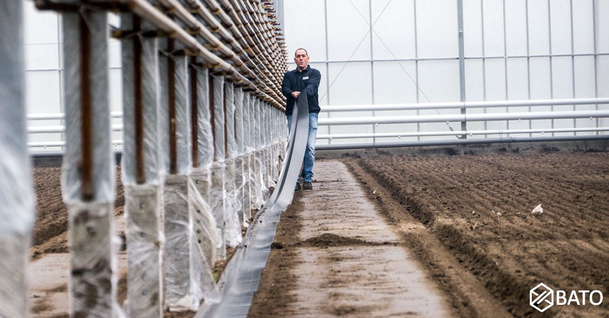 We support our #growers #propagators to apply sustainability principles as cost-efficiently as possible♻ Bato Draingutters are a watertight and #environmentally friendly solution for the collection and recirculation of drainwater in different cultivations bit.ly/3elfSuv