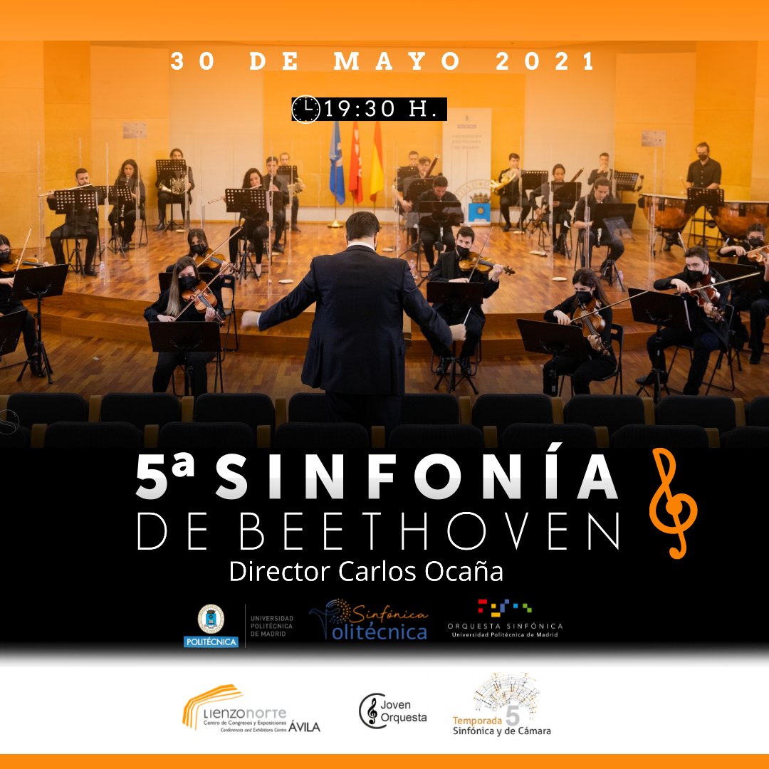 LIENZONORTE's tweet photo. II Concierto de Primavera de la @sinfonicaUPM , el próximo 30 de mayo en El @LIENZONORTE ,con la 5ª Sinfonía de Beethoven ¡entradas ya a la venta!
https://t.co/kMymcUTWWh https://t.co/y0UKGajwwJ