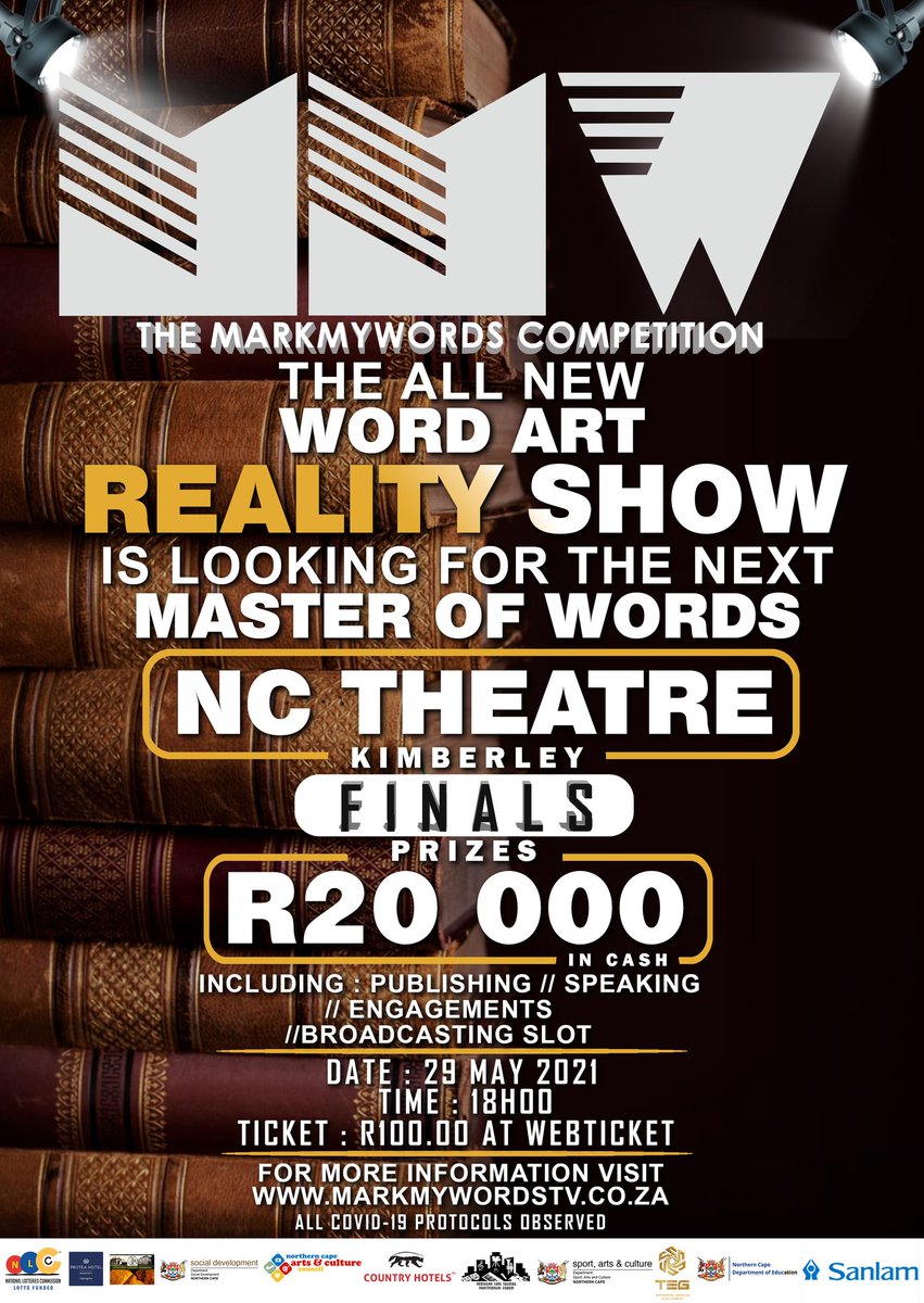 🔥🎬🎥 The clock is ticking and tension is building as we approach the finals in the search for the Master of Words! Tickets out at Webtickets! @PicknPay #ReadWriteLanguage #YouthMatters #RealityShow @MTNza @Absa @sanlam @NCapeDSAC @NCape_Education @nacsouthafrica
