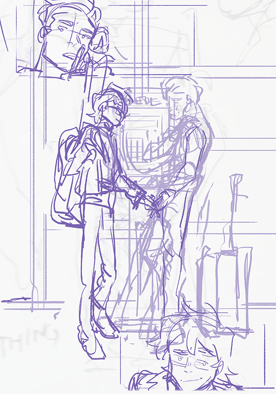 i had this thumbnail lying around forever loll >sketch > ink 