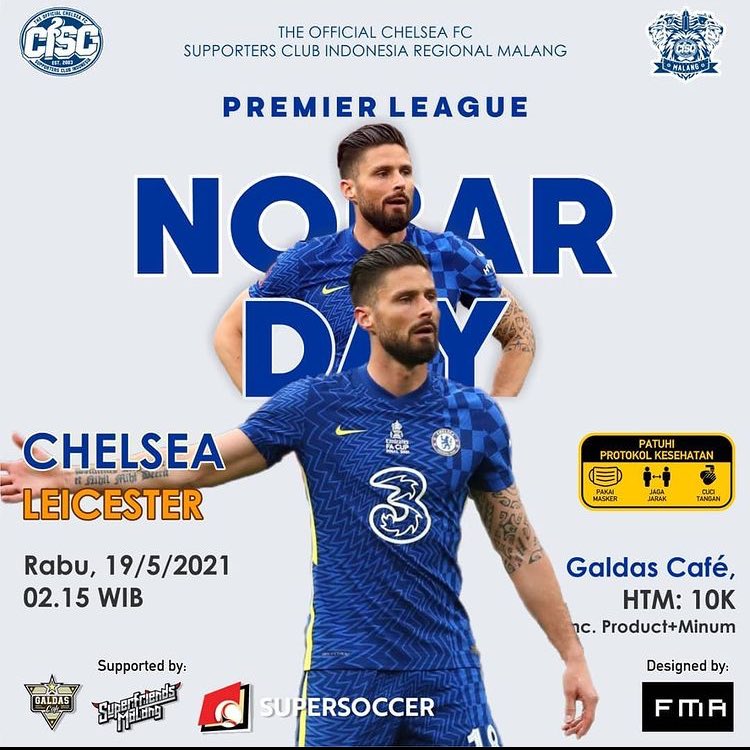 ciscmalang_'s tweet image. Time to revenge against @LCFC ! Come on chelsea!👊

📆 : Rabu, 19 Mei 2021
⏰ : Open Gate 01.45 WIB
📍 : Galdas Cafe
💰 : 10K 
.
.
.
#chelseafc #chelseaindonesia #AyasUmakCISCngalam