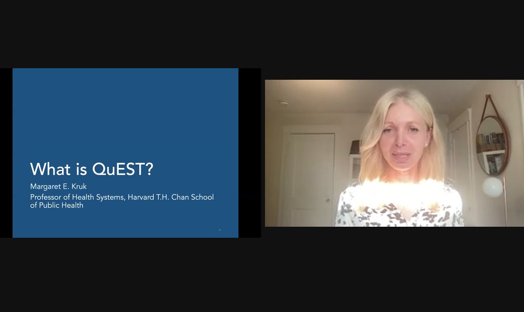 questglobalnet's tweet image. Starting now! @mkruk introduces the network. The past year and half has shown the world the necessity and power of science and health systems. #QuESTNetworkLaunch