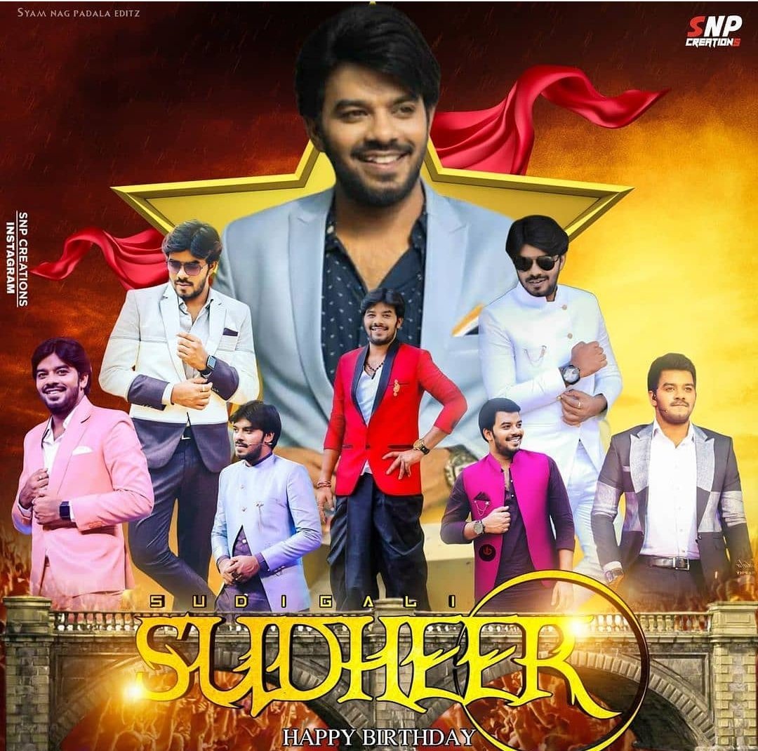 SudheerAnnaFan1's tweet photo. #HBDSudigaliSudheer #SudigaliSudheer 
Follow @sudheer_fanpage for more updates https://t.co/MVPfgPcZpH