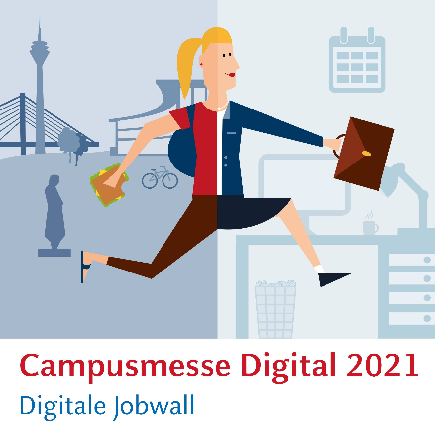 📣Seien Sie dabei!📣

Besuchen Sie uns am 19.05.2021 auf der #Campusmesse digital der <a href="/HHU_de/">Heinrich-Heine-Universität Düsseldorf</a>
hhu.de/studium/berufs…

Wir freuen uns, Absolventen beim Berufseinstieg zu unterstützen und neue Gesichter in unserem Team willkommen heißen zu können!
#trainee #HHU #berufswahl