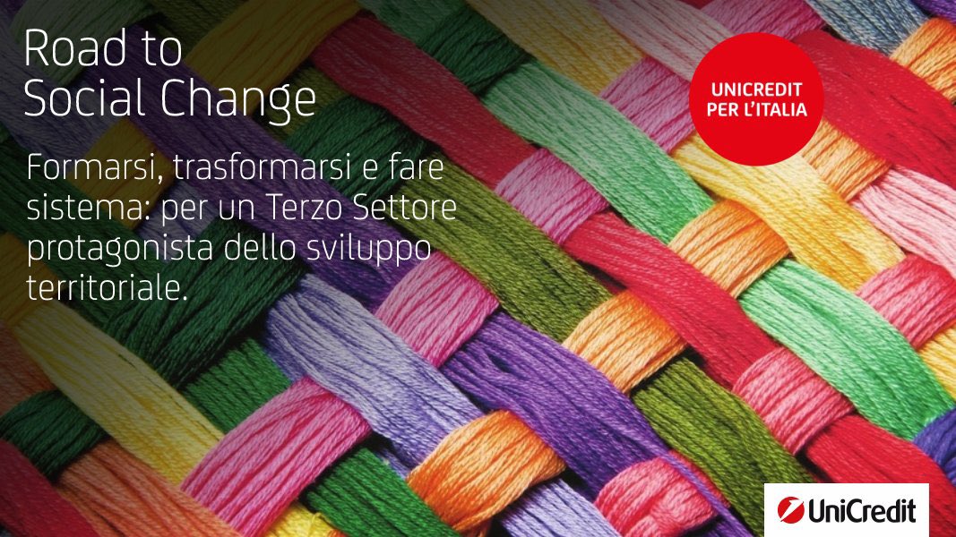 ‼️La sfida‼️di generare nuove #infrastrutturesociali  si può vincere? 📢📢📢Se ne parla proprio ora nella seconda tappa di #RoadToSocialChange #BankingAcademy #UniCredit con <a href="/AICCONnonprofit/">AICCON Research Center</a> <a href="/Tiresia_Polimi/">TIRESIA</a> <a href="/TechSoupItalia/">TechSoup Italia</a> <a href="/FondAccenture/">Fondazione Italiana Accenture</a> #nonprofit #unicredit4education