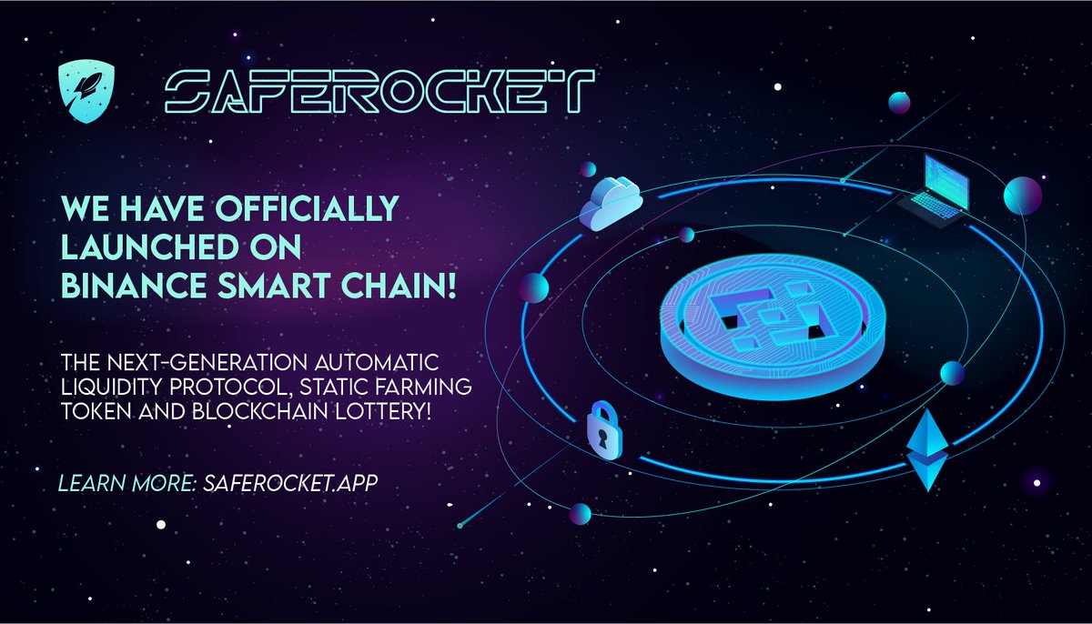 SafeRocketApp's tweet photo. 👨‍🚀 Engines starting
the rocket is fueled 🛢️
🚀 time for lift-off!

#BNB lottery launching soon!

Get it now on @PancakeSwap:
https://t.co/SYXLVyfOnq

🛰️ Let's communicate: https://t.co/ApXSvajsCC

Before going #SafeMoon
You need the opportunity to be in the #SafeRocket 🚀

#BSC https://t.co/NblBGtsiv1
