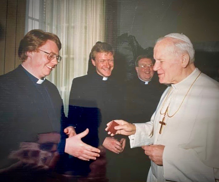 One of the great honours of my life, meeting Pope John Paul II. 

Happy Birthday Saint Pope John Paul II! 