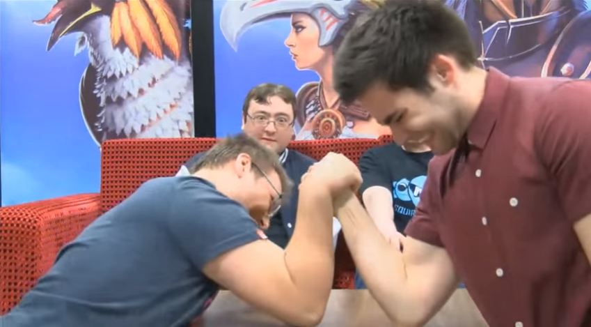 Found this old picture with Mod Reach and Mod Alfie explaining the concept of PvP