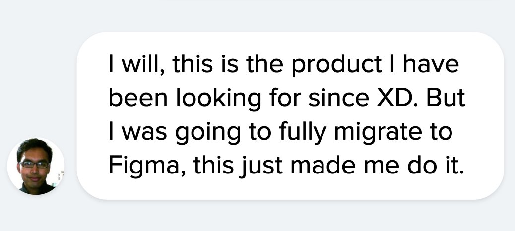 Toc Toc Toc <a href="/figmadesign/">figmadesign</a> you have a NEW CUSTOMER. So proud to see Overlay make <a href="/AdobeXD/">Adobe XD</a> users move to Figma just because of us 😍 
Thanks a lot for all the great insights <a href="/AizatHawari/">Aizat Hawari</a>