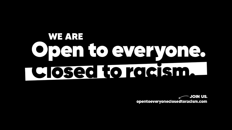 We've joined forces with the wonderful local initiative "Open to Everyone, Closed to Racism". This project helps businesses like ours put our best foot forward in the fight against racism. buff.ly/3f2f3pl