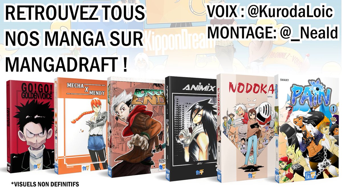 KipponDream's tweet photo. La publication hebdomadaire de nos mangas reprend sur @Mangadraft !
Retrouvez tous les jours à 17h la suite de nos séries avec un minimum de 2 planches par jour et par histoire !
Abonnez-vous ici pour ne pas rater ça :
https://t.co/5IdZ43XQ4h https://t.co/A86u9N3zMN