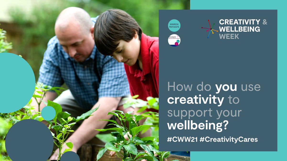 It's day 2 of #CreativityandWellbeing week. Please do keep sharing the creative activities that support your wellbeing - we're loving seeing our feed fill up with creativity!

To share your photo, video, message or link - tag us, @NetworkMARCH and use #CWW21 #CreativityCares